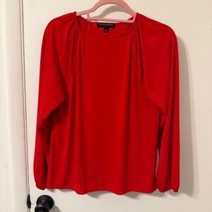Banana Republic Vibrant Red Blouse Size Small